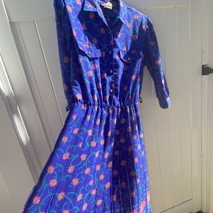 Vintage pleated dress